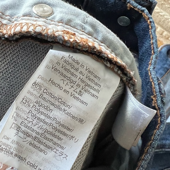 J Crew High Rise Toothpick Jeans Sz 26 Tall - Picture 6 of 6